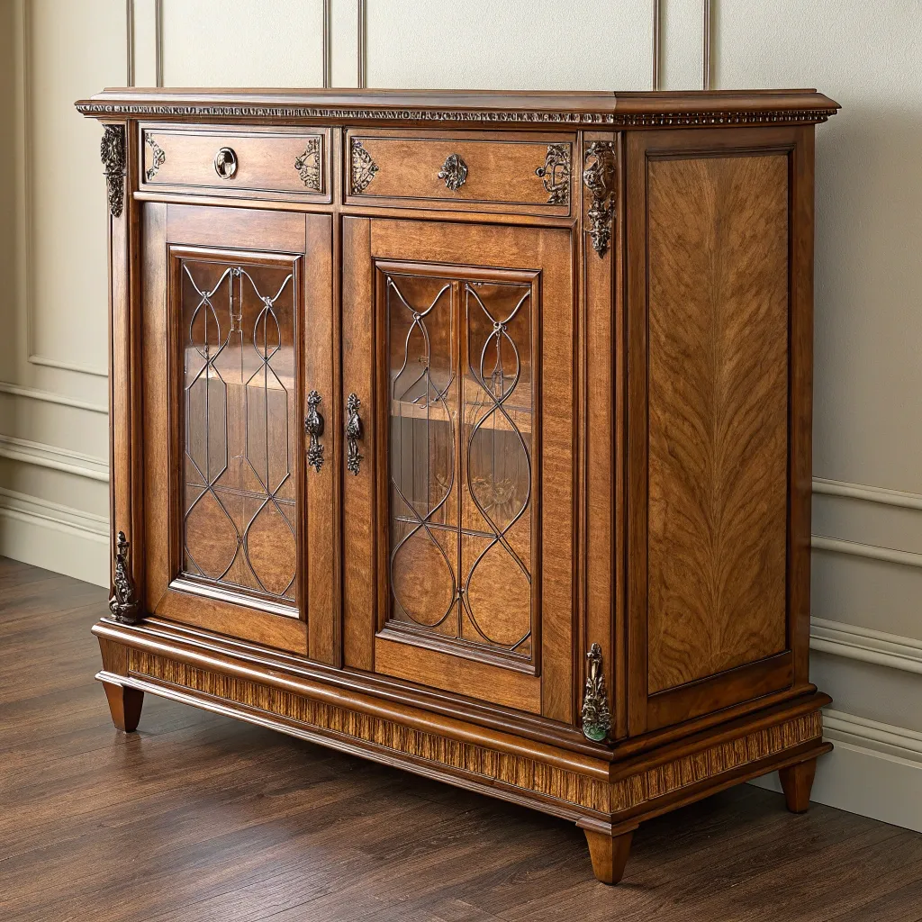Retro Cabinet with wooden finish